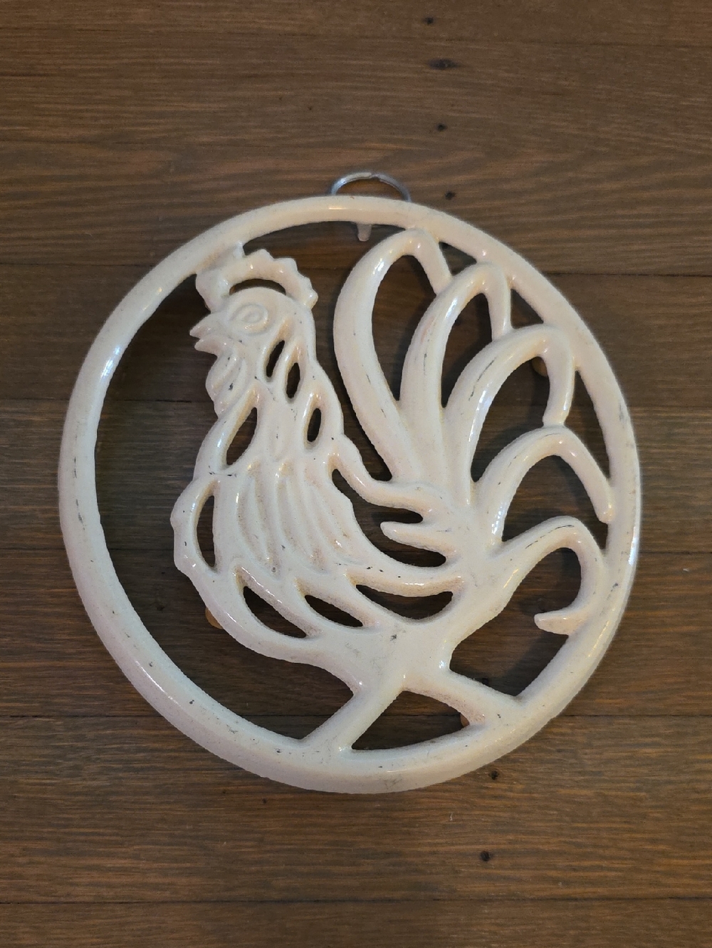 Rooster Cast Iron Vintage 1996 Trivet/ Wall Art Hanging